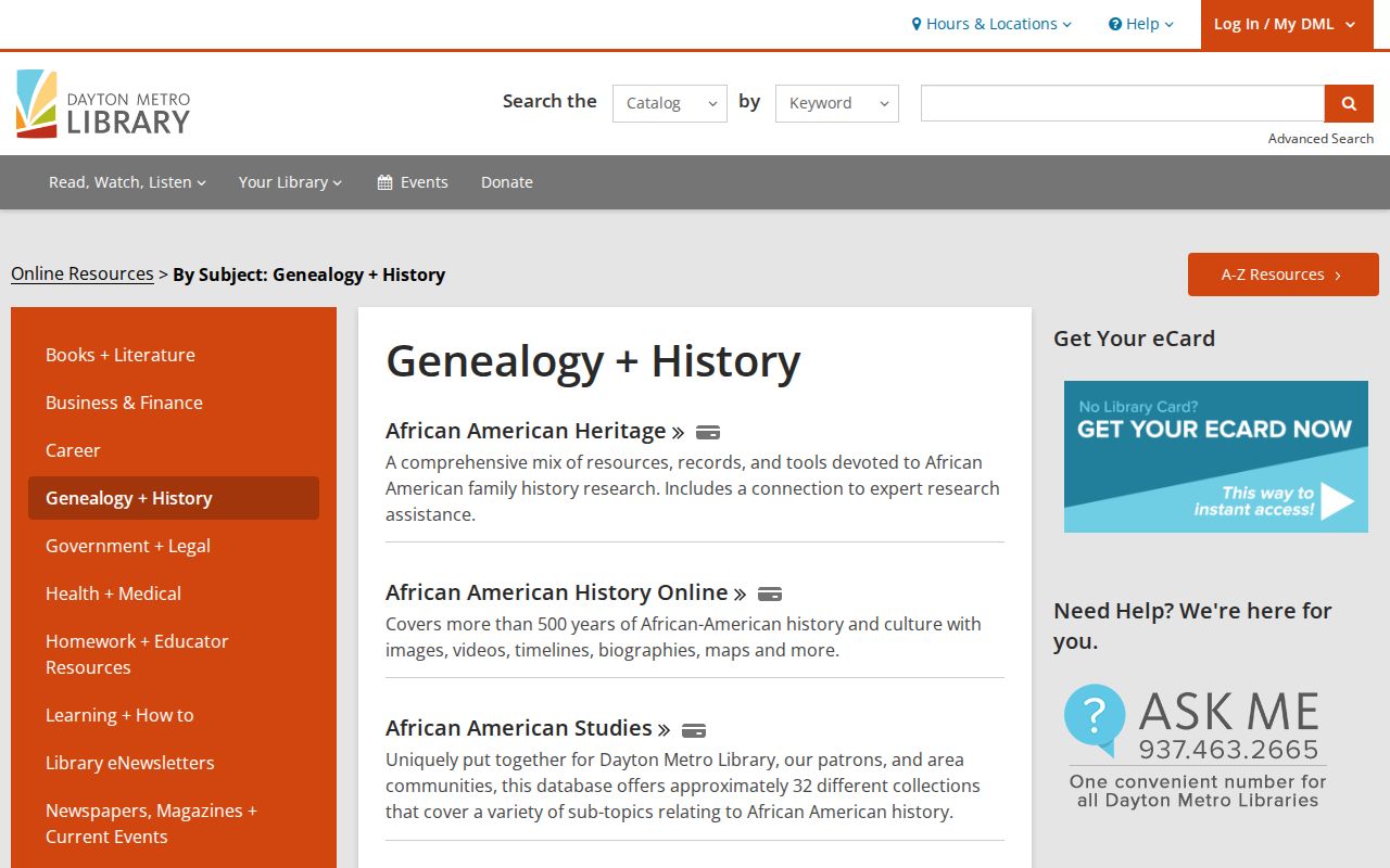 Kettering city directory library history resources