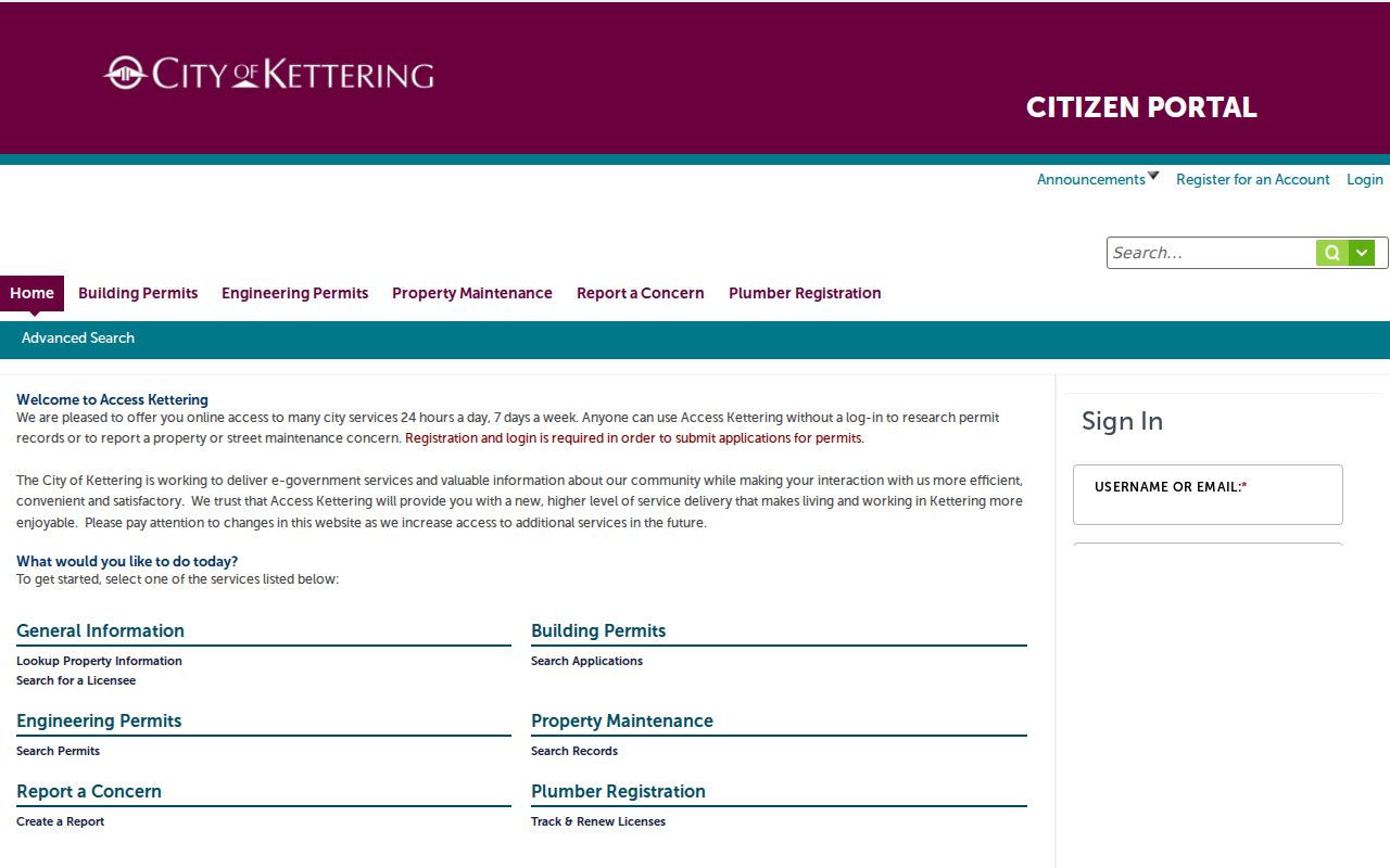 Kettering residents directory Access Kettering property records portal