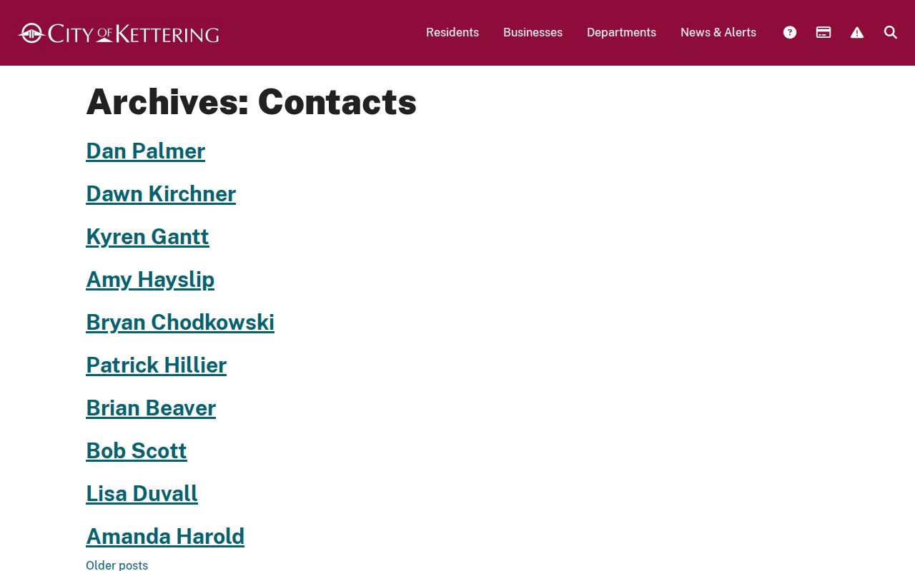 Kettering ZIP code city contacts and records support
